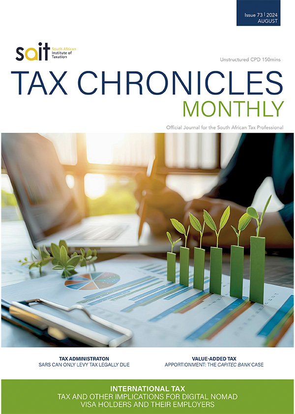Chronicles 2024_Tax Chronicles Issue 73 August