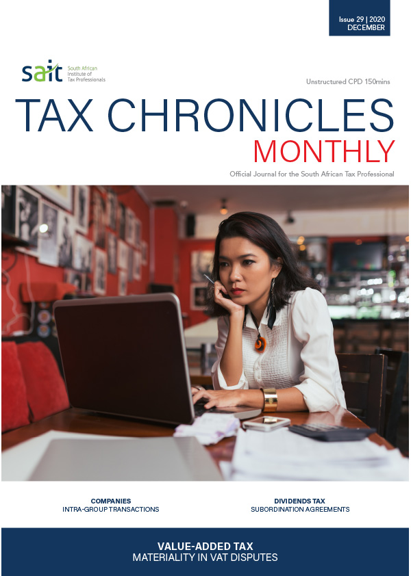 Chronicles 2020_Tax Chronicles Issue 29 December