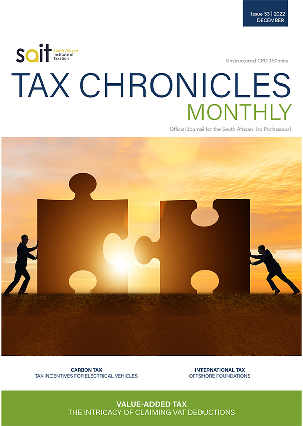 Chronicles 2022_Tax Chronicles Issue 53 December