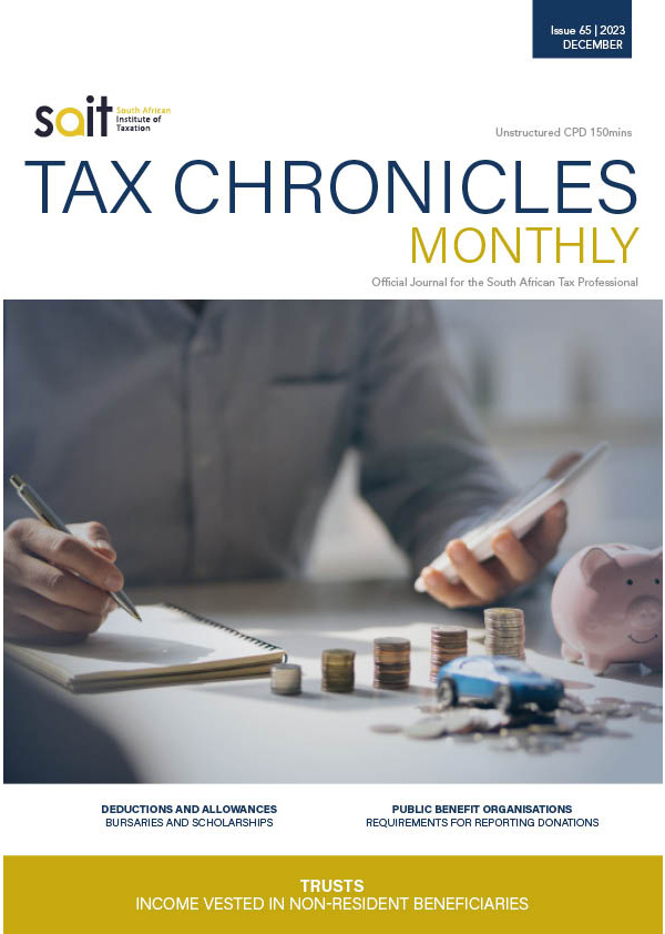 Chronicles 2023_Tax Chronicles Issue 65 December