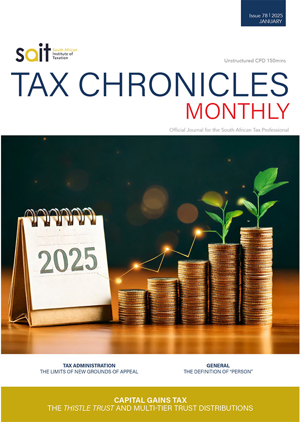 Chronicles 2025_Tax Chronicles Issue 78 January