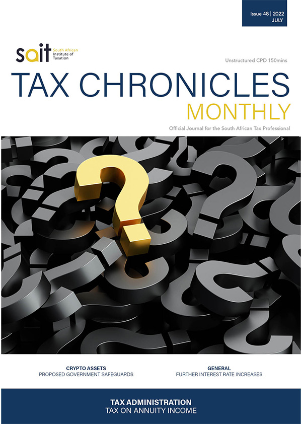 Chronicles 2022_Tax Chronicles Issue 48 July