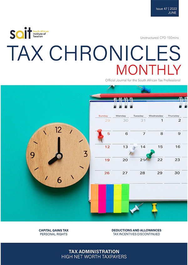 Chronicles 2022_Tax Chronicles Issue 47 June