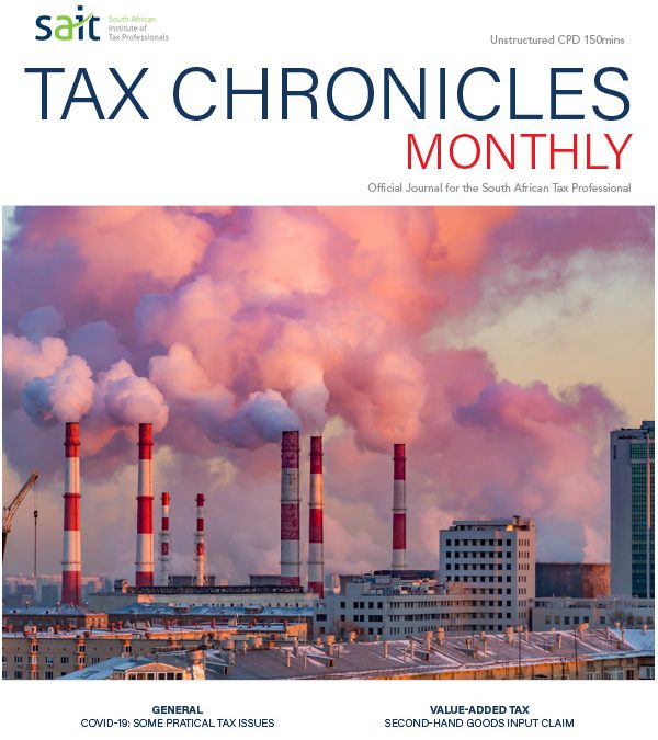 Chronicles 2020_Tax Chronicles Issue 27 October