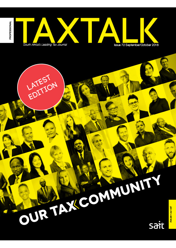 TaxTalk 2018 Sep/Oct Issue 72