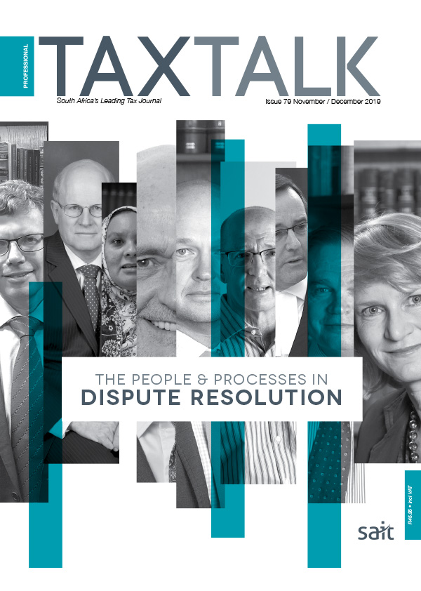TaxTalk 2019 Nov/Dec Issue 79